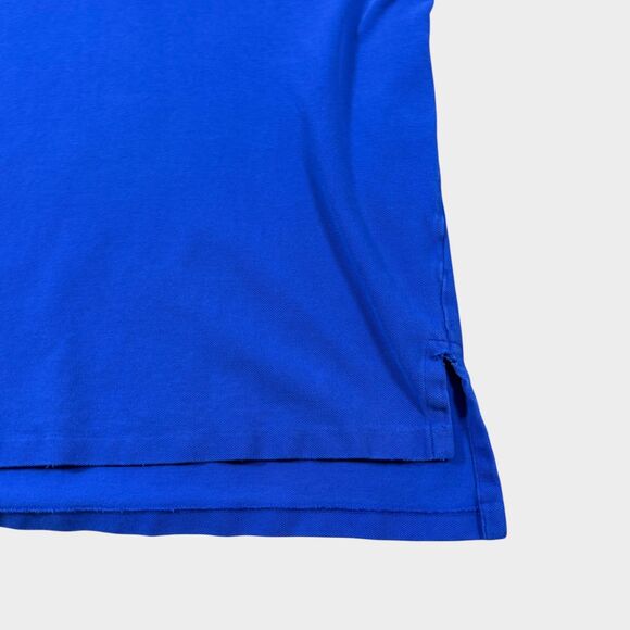 Polo Ralph Lauren Shirt Mens L Blue Custom Fit Short Sleeve Pony Logo Cotton - Picture 5 of 8
